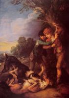 Gainsborough, Thomas - Shepherd Boys with Dogs Fighting